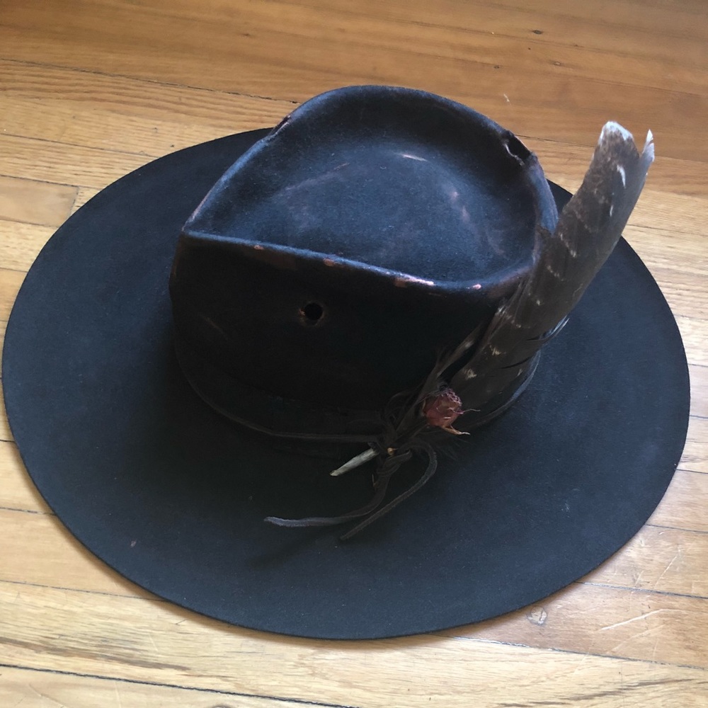 Lone Hawk Hat ... hand crafted from beaver skin